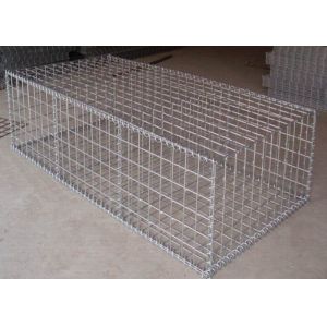 Quality 1m * 0.5m * 0.5m Galvanized Welded Gabion Box With 4mm Wire anti-crossion for sale