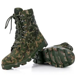 8 Inch 9 Inch Custom Military Boots Black Wear-Resistant Wicking Tactical Hiking