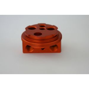Red Anodization 6005 T5 Aluminum CNC Machining Parts For Automotive Parts