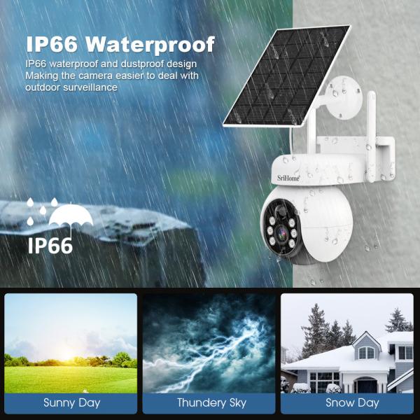 Hot Selling Wireless PTZ PIR Human Protection Waterproof CCTV Outdoor Solar Battery Camera System