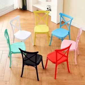 China Stacking Small Kids Plastic Chair Black Red Childrens Kids Plastic Chair on sale