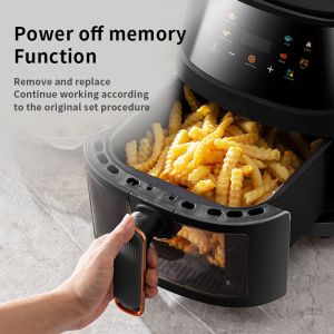 Electric Power Source Visible Window Multi-Function Hot Air Fryer