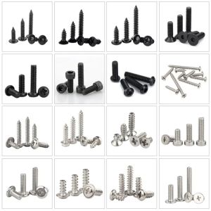 Carbon Black Oxide Self Tapping Metal Screws Convenient Fastening Solution