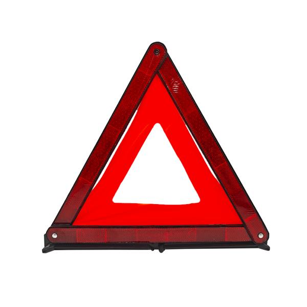 Reflective Triple Triangle Car Warning Sign, Foldable Emergency Warning