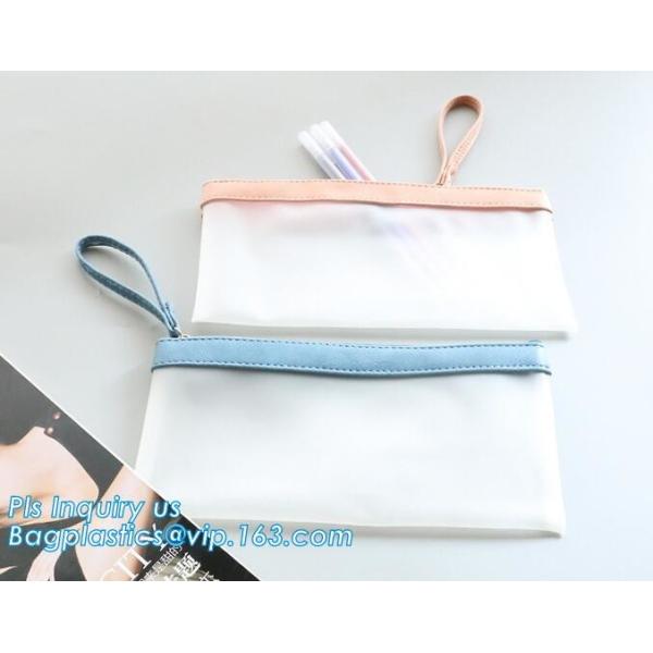 promotion zipper pencil bag, Waterproof and shockpfoof Triangular pencil bag