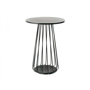 China Wooden Iron Dia 70cm Bar Height Table on sale