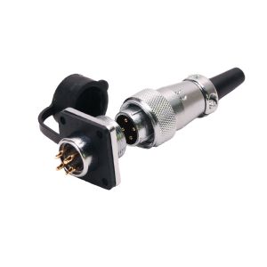 5A 4 Pin Circular Connector Male