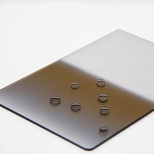 Quality HD MRC 100 * 150 * 2mm Square Camera Lens Filters , Reverse Gradual Neutral Density Camera Filters for sale