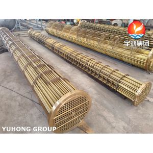 Copper Alloy Straight Tube Bundle U Stamped C68700 Tube C46400 Tubesheet