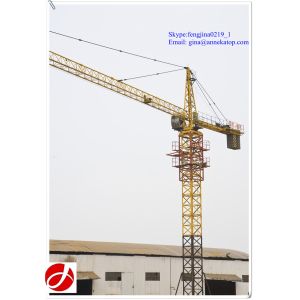 46m Independent Height 8t QTZ80-6010 building tower crane