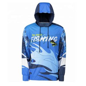 Long Sleeve Custom Fishing Jerseys Lightweighted High Elasticity Keep Warm