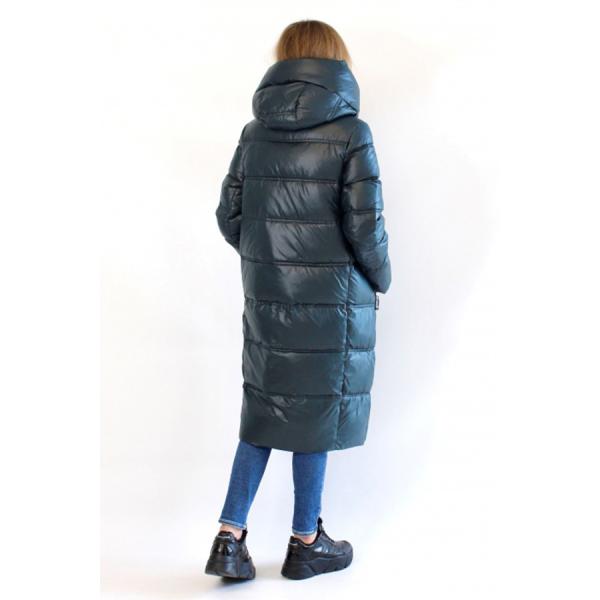 FODARLLOY Winter New Lady's Coat Pure Color Simple Lady's Winter Jacket Long Warm Women Down Cotton-padded Outwear