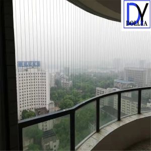 Fixed Modern Style Invisible Balcony Grille for Enhanced Safety and Aesthetics