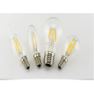 6W E27 Dimmable LED Tear Drop Shape Filament 2700K-6500K Glass High Efficiency