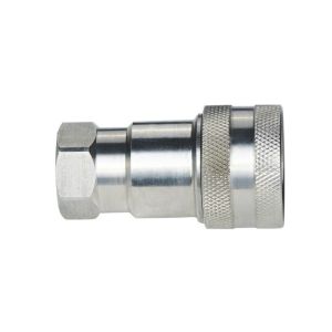 NBR Quick Attach Hydraulic Couplers , Stainless Steel Faster Hydraulic Quick