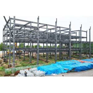 Custom Coated Steel Structure Prefabricated Metal Warehouse Hangar Building