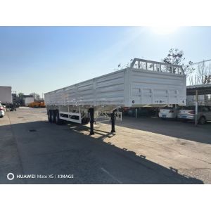 Customized Side Wall Height Advanced Flatbed Trailer With Semi Trailer