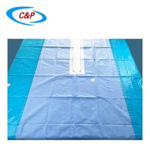 Custom Split Impervious U Drape For Patients Surgery
