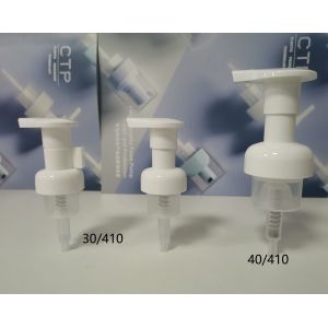 Quality Plastic Mini Foam Pump WithOutside Core For Precise 0.4cc Dispensing Left-right/clip Lock for sale