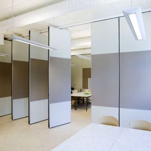 Aluminium Sliding Acoustic Room Dividers Office Removable Partitions For