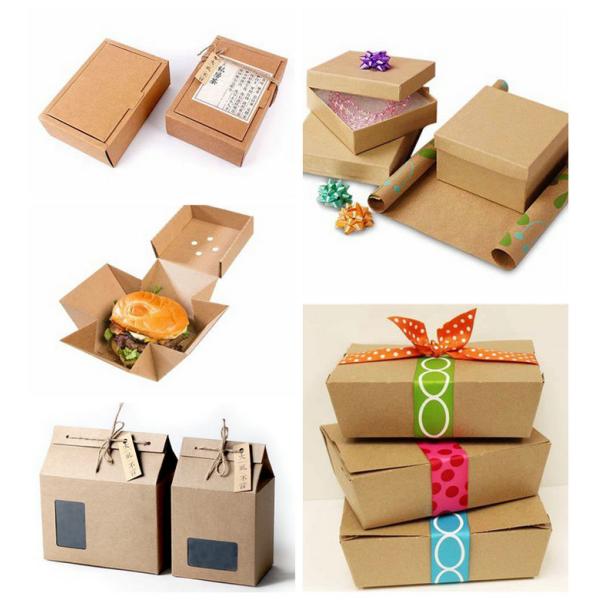Grade AA 250gsm 300gsm 350gsm Brown Kraft Paper Board For Packing boxes 
