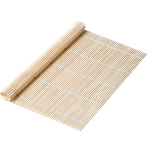 White Bamboo Sushi Roll Mat for Rice sushi making 24x24cm