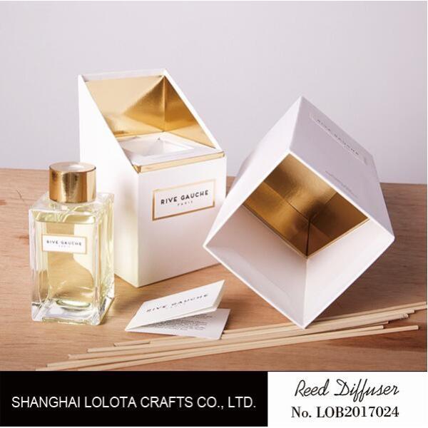 Buy Natural Stick Aromatherapy Home Reed Diffuser Golden Cap Prevent Mildew at wholesale prices