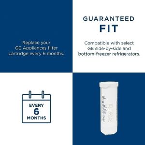 Replacement XWFE Refrigerator Water Filter Pack of 1 for Filtered Drinking Water