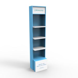 Custom Logo Cosmetic Display Stand Skin Care Acrylic Makeup Display Stand