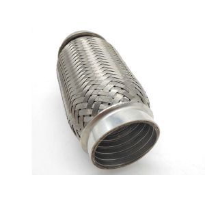 2.5x4 Inch Plain Stainless Steel Exhaust Flex Pipe