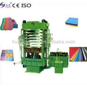 CE ISO9001 Vulcanizer EVA Foam Sheet Making Machine with Structure Column or