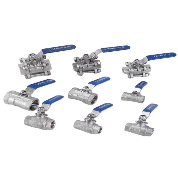 Stainless Steel Male Female Ball Valve For Water Normal Temperature Clamp