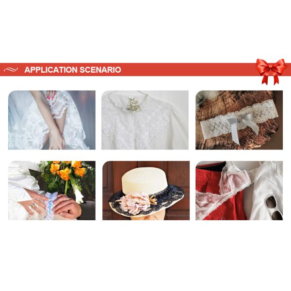 3d africa lace heavy wedding white fabric lace white cotton lace fabrics with stones