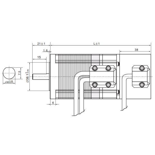 NEMA23 size 57mm 2phase closed loop stepper motor with brake/ stepper motor with encoder and brake