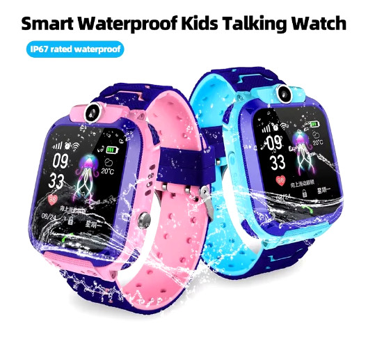 2G Kids Fitness Watch Teenager gps tracker Q12 Voice Chat Call For Children SOS LBS Location