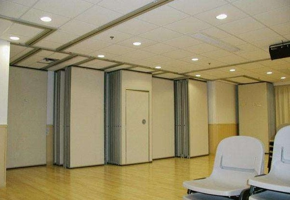 Aluminium Track Decoration Acoustic Room Dividers / Mdf Board Office Partition Walls