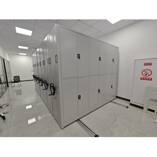 Buy Steel Electric Mobile Racking 500kg/level-2000kg/level Automated Warehouse Racking System at wholesale prices