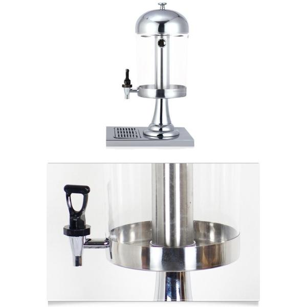8 Liters Single Juice Dispenser Stainless Steel Cookwares For Cafeteria