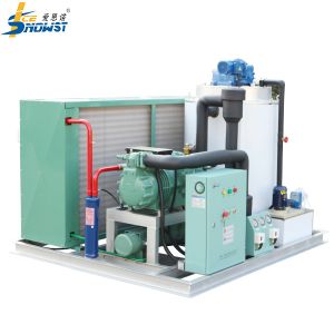 ICESNOW 5 Ton Saltwater Freshwater Flake Ice Machine Plant Multifunction