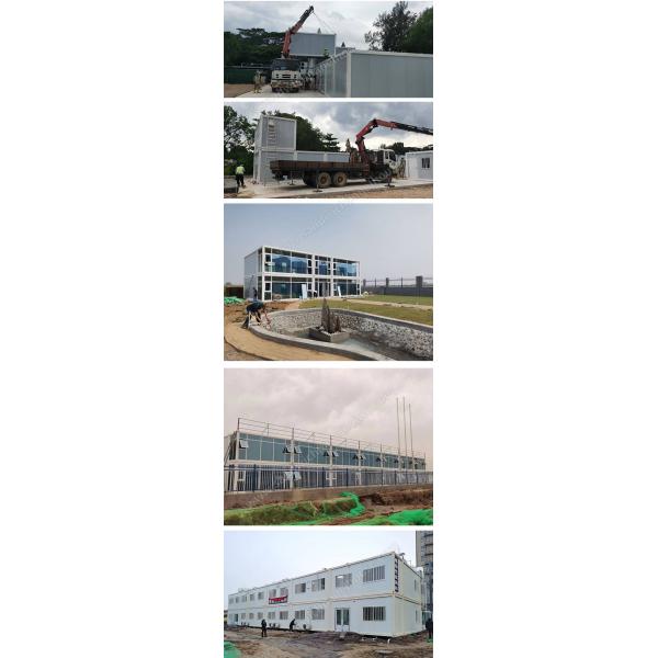 OEM Container House Labor Camp Portable Accommodation For Construction Workers