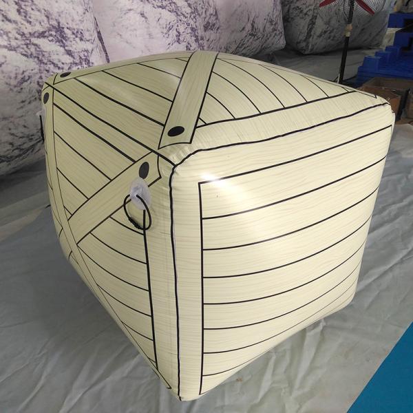 Buy Commercial Grade PVC Tarpaulin Inflatable Paintball Bunker Inflatable Box at wholesale prices
