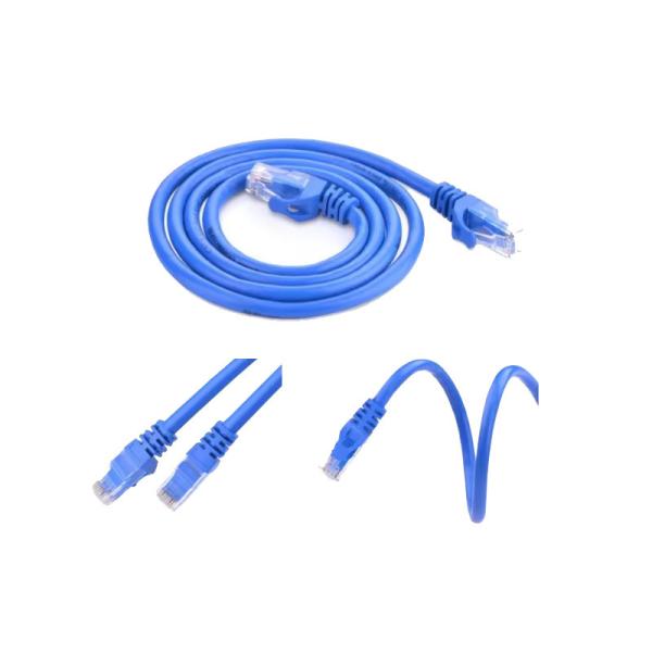 15u Gold-Plated RJ45 Cable Made Of Pure Copper For Performance