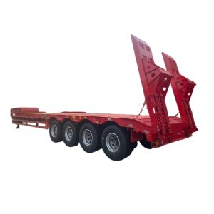 CIMC 60-100 Tons Customized Wide Load Low Bed Semi-trailer