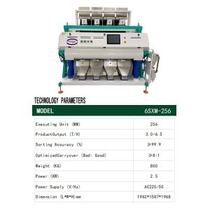 Rice Processing Equipment Black Rice Color Sorter Machine