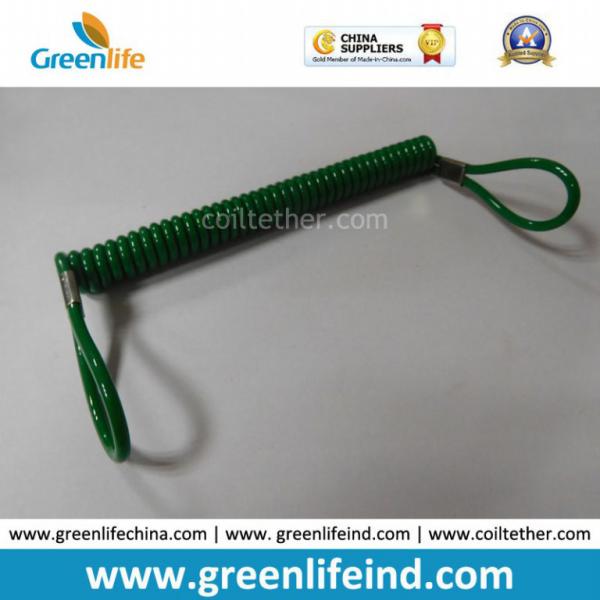 Buy Great Dark Green Plastic Retractable Lanyard Leash W/Loop Ends at wholesale prices