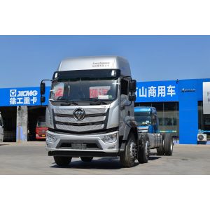 Single Row And Half Seats Foton Auman Truck High Roof Diesel 245HP 6X2 8.6m