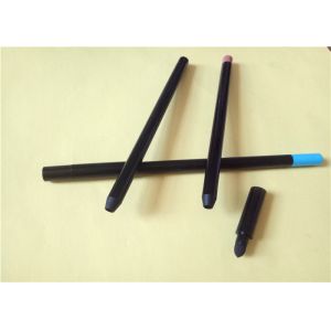 Multifunctional Sharpen Gel Eyeliner Pencil , ABS Material Black Eyeliner Pen