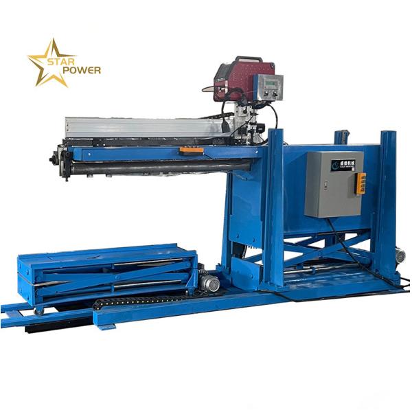 CNC Straight Seam Welding Machine With Adjustable And Stable Operation Is Used