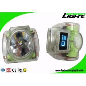 6800mA Waterproof Rechargeable LED Mining Headlamp 232lum 13000Lux Smart OLED