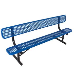 Street Furnitures L1800/W660/H820mm Metal Yard Bench